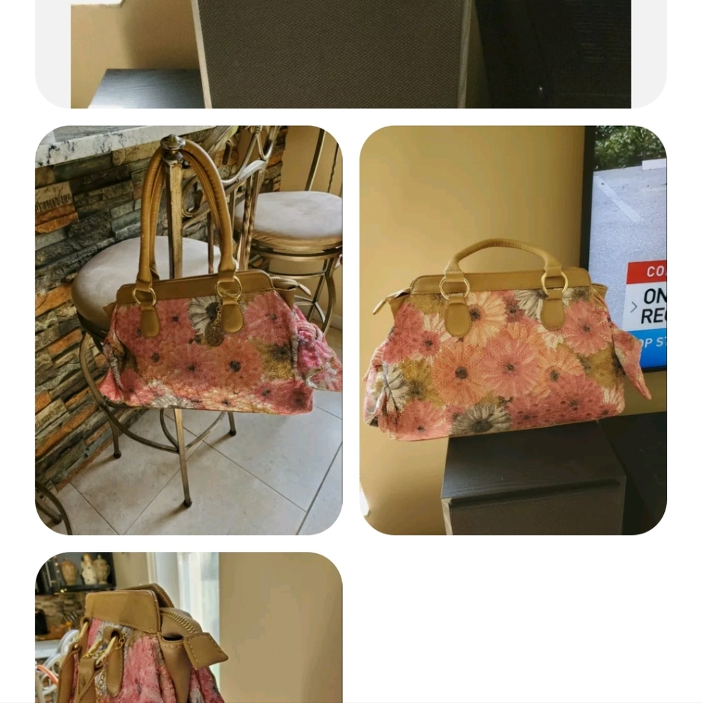 Beautiful bag with side bows-NEW